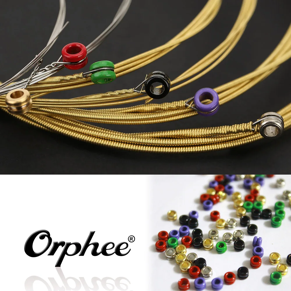 Orphee TX640 6pcs Acoustic Folk Guitar String Set Phosphor Bronze Medium Tension Guitar Parts & Accessories
Orphee TX640 6pcs Acoustic Folk Guitar String Set Phosphor Bronze Medium Tension Guitar Parts & Accessories