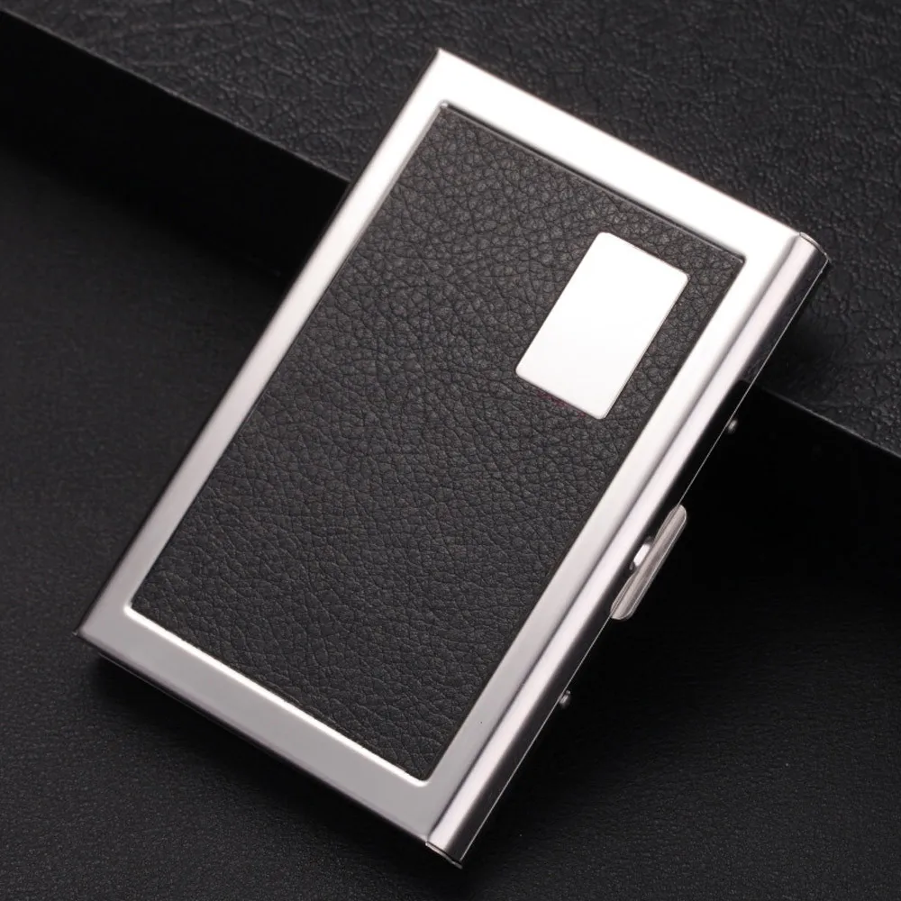 Stainless steel metal case box unisex business credit card protection set coin wallet portable card case Dropship T618
Stainless steel metal case box unisex business credit card protection set coin wallet portable card case Dropship T618