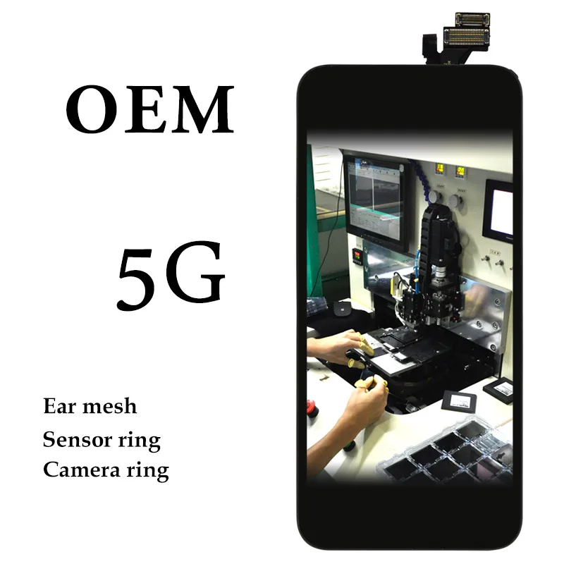 10pcs OEM No Dead Pixel High Touch Screen For iPhone 5 LCD Display Black White Panel Assembly With Sensor Camera Holder Ear Mesh
10pcs OEM No Dead Pixel High Touch Screen For iPhone 5 LCD Display Black White Panel Assembly With Sensor Camera Holder Ear Mesh