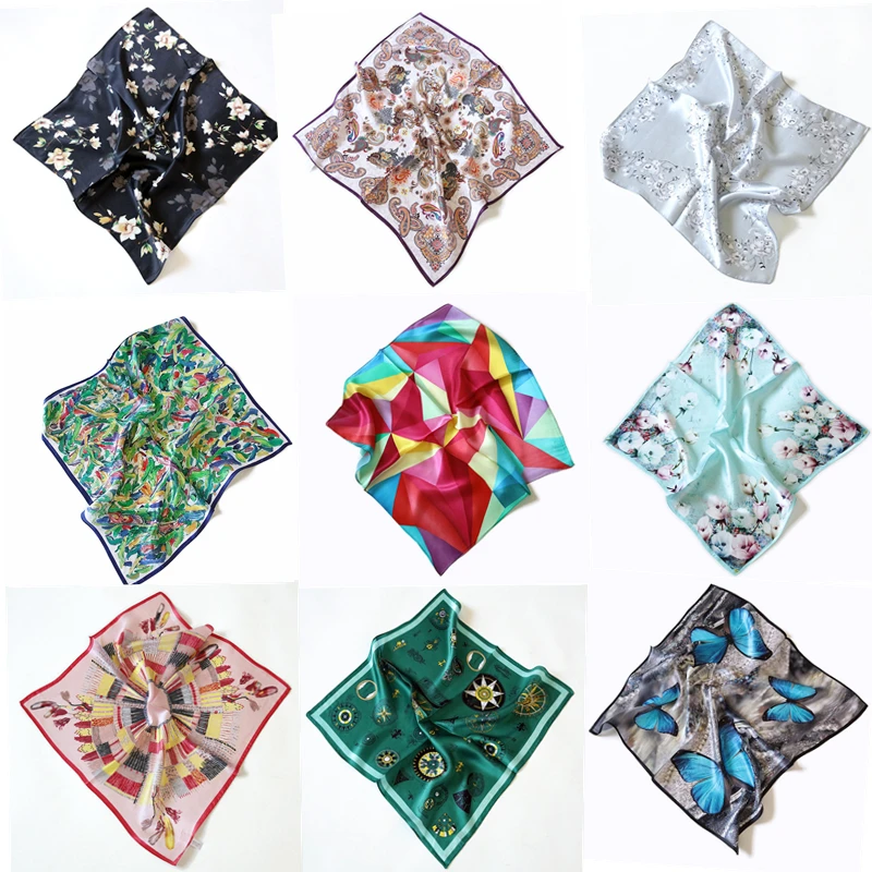 2018 new fashion 50cm square scarf 100% silk scarf women's flower pattern printing all-match decorative scarf ol professional s
2018 new fashion 50cm square scarf 100% silk scarf women's flower pattern printing all-match decorative scarf ol professional s