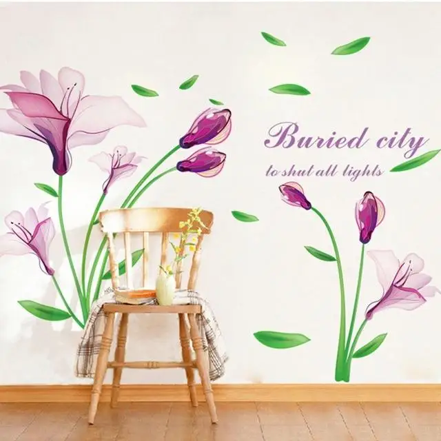 Beautiful-Flowers-Purple-Lily-Wall-Stickers-DIY-Home-Decor-Art-Decals-3D-PVC-Wall-Stickers-Waterproof.jpg_640x640.jpg