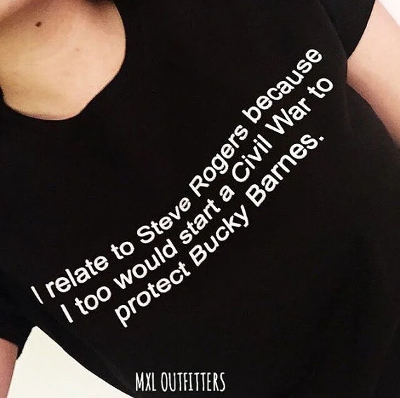 kuakuayu HJN I relate to Steve Rogers/Protect Bucky Barnes T-Shirt Sebastian Stan Chris Evans Inspired by Marvel
kuakuayu HJN I relate to Steve Rogers/Protect Bucky Barnes T-Shirt Sebastian Stan Chris Evans Inspired by Marvel