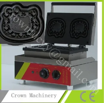 110V 220V Hello kitty shape waffle maker machine;waffle making machine