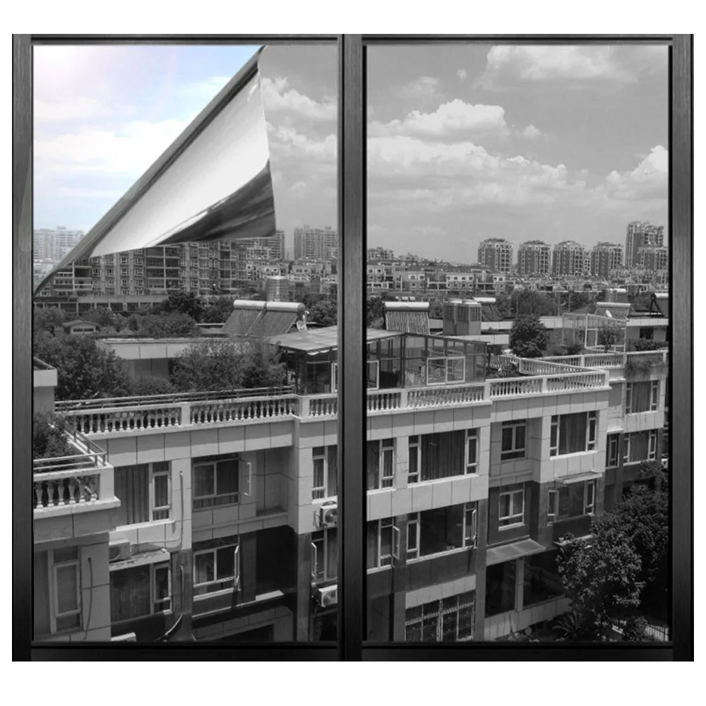 60x200cm One-way Transparent Heat Insulation Anti-UV Privacy Mirror Window Film for Home Office Building Bedroom Living Room
60x200cm One-way Transparent Heat Insulation Anti-UV Privacy Mirror Window Film for Home Office Building Bedroom Living Room