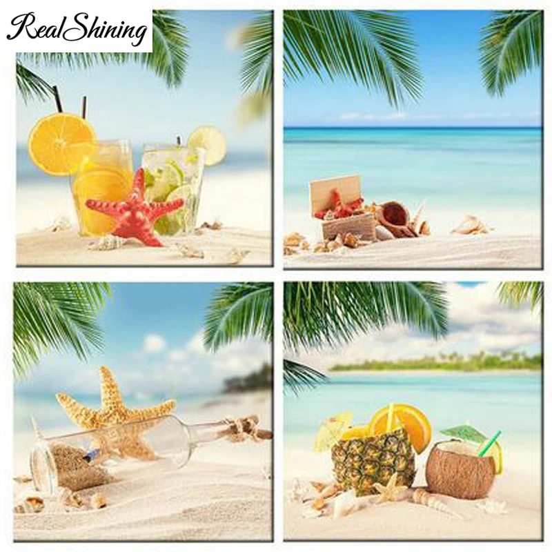 4pcs Set 5d Diy Diamond Painting"Starfish Sea Beach Shells"Full Square Rhinestones Cross Stitch Mosaic Diamond Embroidery FS3672
4pcs Set 5d Diy Diamond Painting"Starfish Sea Beach Shells"Full Square Rhinestones Cross Stitch Mosaic Diamond Embroidery FS3672