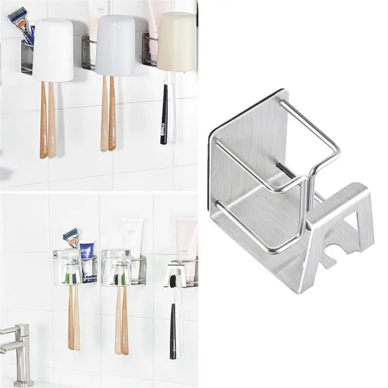 No Drilling Wall Mounted Toothpaste Organizer Skin Care Products Storage Rack Bathroom Accessories(For Two Toothbrushes)
No Drilling Wall Mounted Toothpaste Organizer Skin Care Products Storage Rack Bathroom Accessories(For Two Toothbrushes)