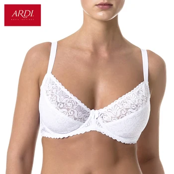 Woman's Bra Lace White Large Soft Cup Cotton Lining Big Breast Bras for Women Plus Size Underwear 80 85 90 C D E ARDI N1010-12
Woman's Bra Lace White Large Soft Cup Cotton Lining Big Breast Bras for Women Plus Size Underwear 80 85 90 C D E ARDI N1010-12