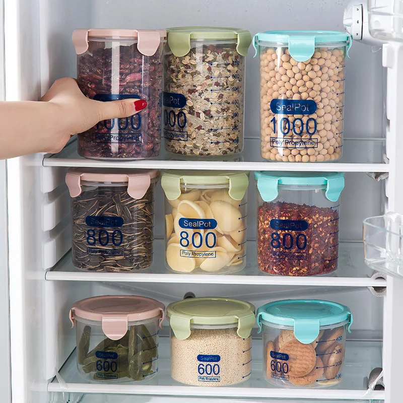 Kitchen Bottles Jars for Refrigerator Organizer Sealing Food Storage Jars Transparent Food Containers Storage Boxes Home Supply
Kitchen Bottles Jars for Refrigerator Organizer Sealing Food Storage Jars Transparent Food Containers Storage Boxes Home Supply