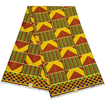 Polyester Printed Kente Fabric African Wax Cloth African Wax Print Ankara Fabric for Crafts & Dresses 6yards LBLD-102
Polyester Printed Kente Fabric African Wax Cloth African Wax Print Ankara Fabric for Crafts & Dresses 6yards LBLD-102
