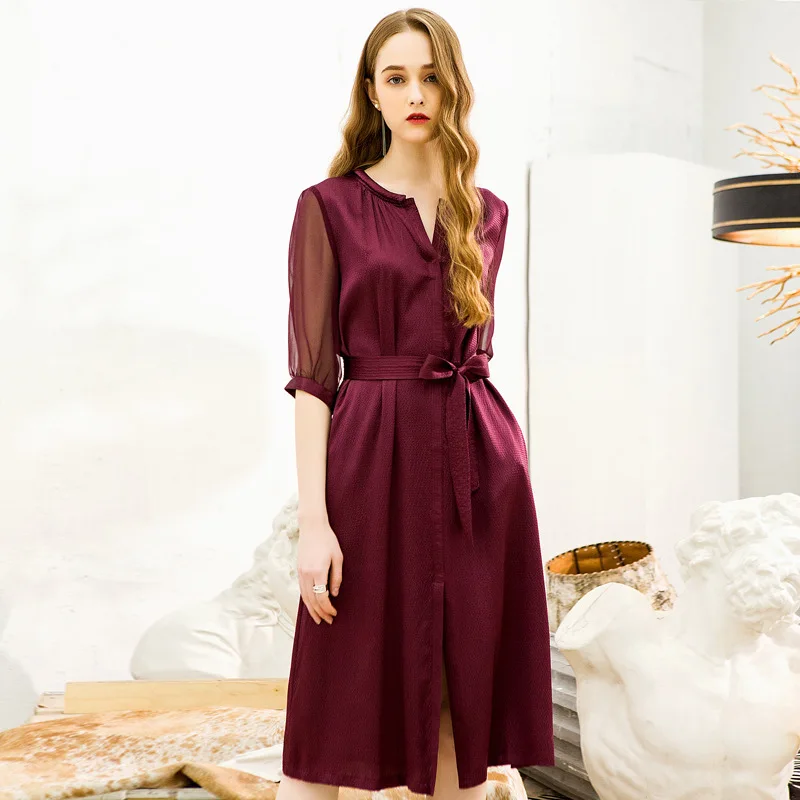European and American women's fashion light ripe silk dress heavy weight 100% mulberry silk dress summer XY2L3262
European and American women's fashion light ripe silk dress heavy weight 100% mulberry silk dress summer XY2L3262