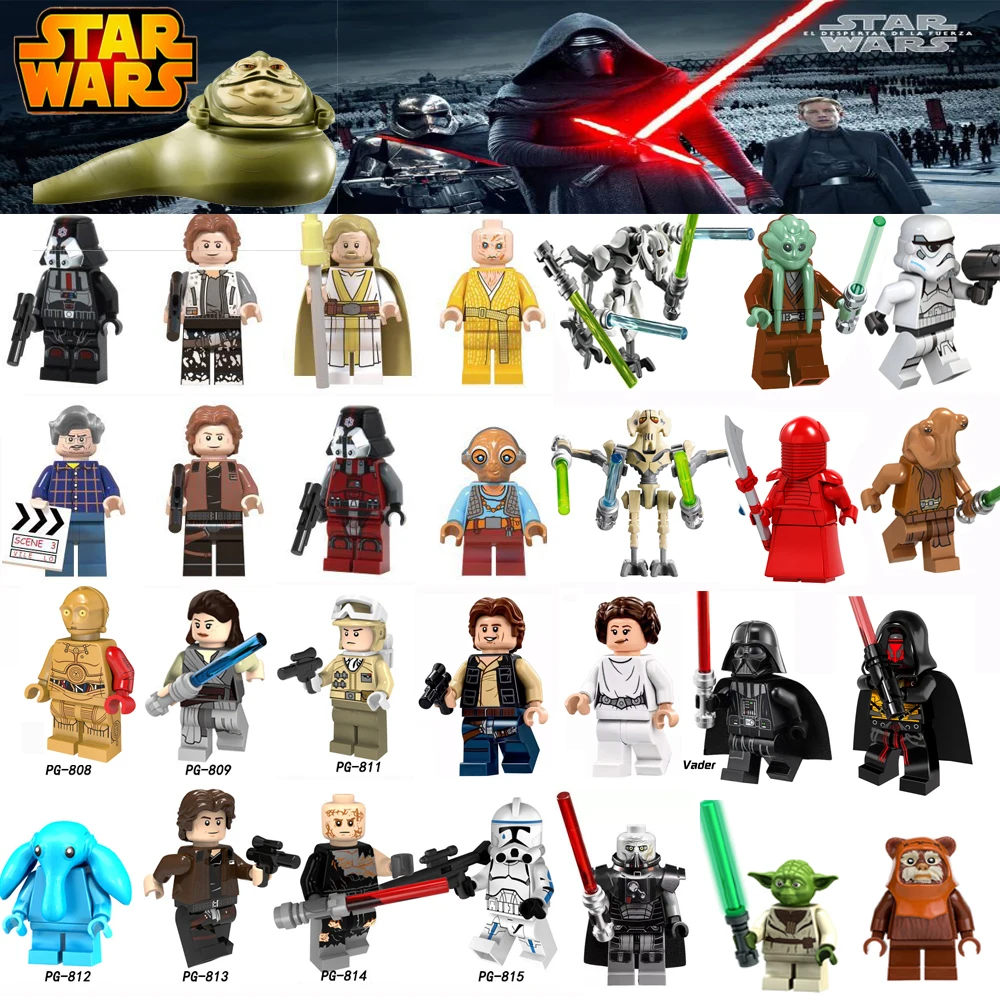 For Legoing Star Wars Figures Sith Trooper Grievous Han Solo Maz Anakin Darth Vader Yoda Starwars Building Blocks Toys Legoings 
For Legoing Star Wars Figures Sith Trooper Grievous Han Solo Maz Anakin Darth Vader Yoda Starwars Building Blocks Toys Legoings