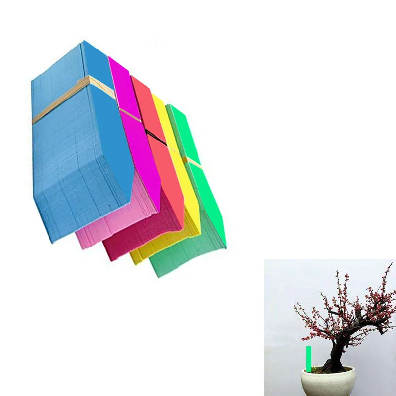 100*20 mm/ Plastic Many colors Stake -type kindergarten plants Labels flower pot thick tag marker for plants garden 40 pcs
100*20 mm/ Plastic Many colors Stake -type kindergarten plants Labels flower pot thick tag marker for plants garden 40 pcs
