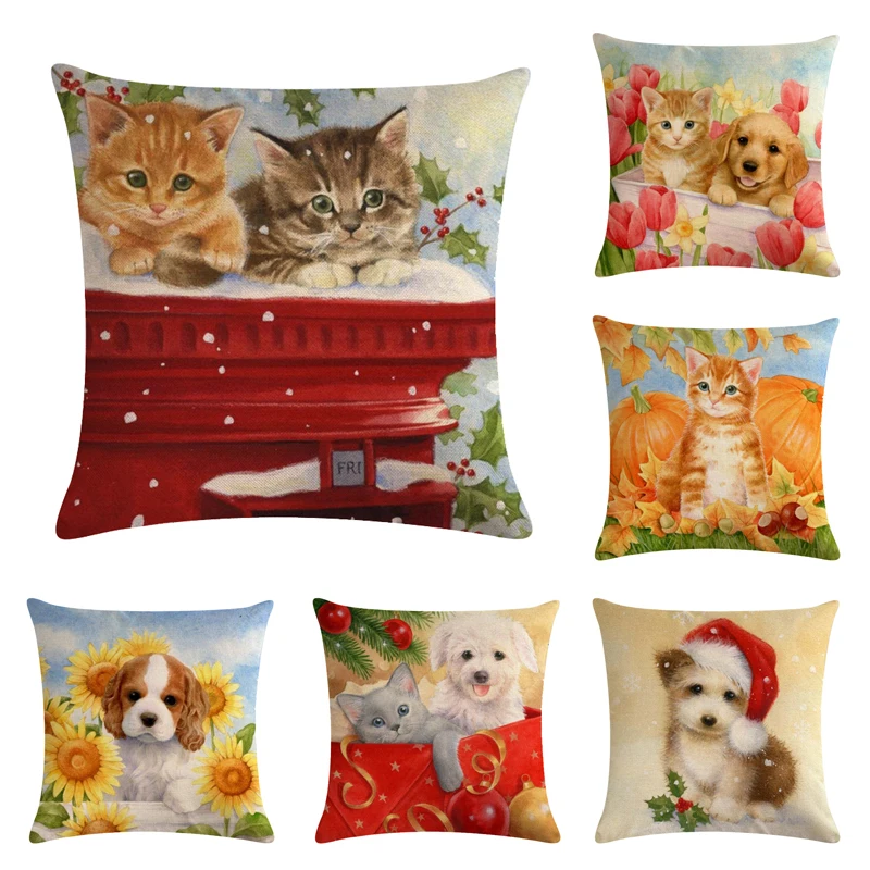 45*45cm Cute Snow Dog Animal Pillow Cover Square Sofa Cushion Cover Suitable for Home Decoration
45*45cm Cute Snow Dog Animal Pillow Cover Square Sofa Cushion Cover Suitable for Home Decoration
