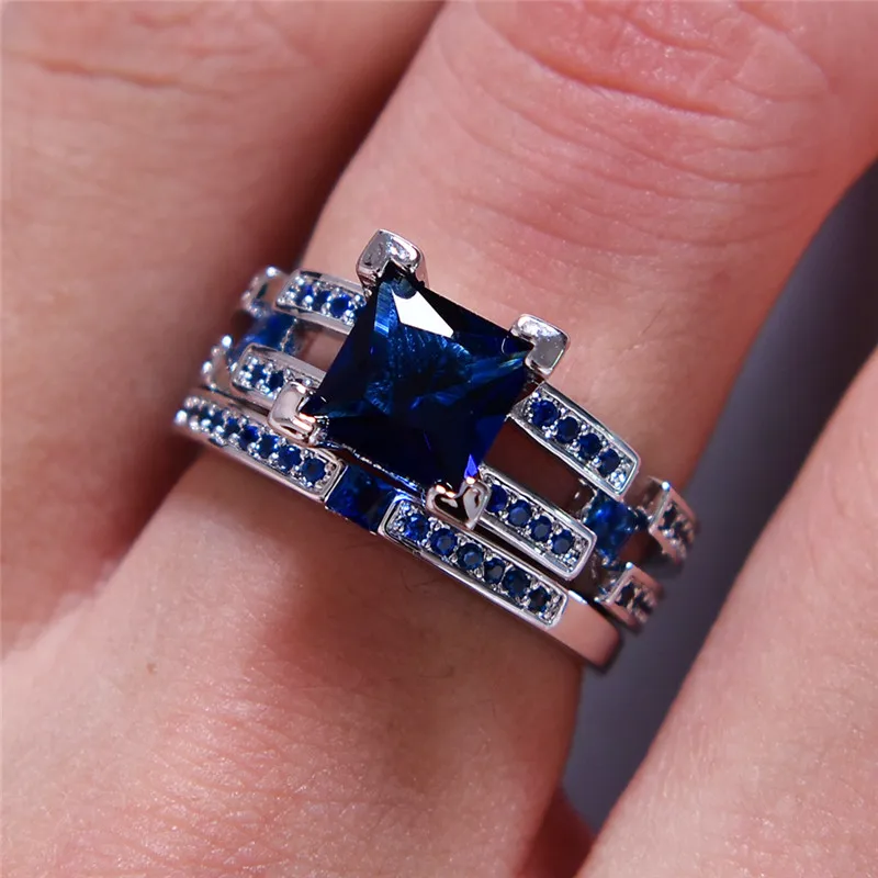 Brilliant Female Blue Stone Ring Set Love Finger Ring Fashion 925 Silver Filled Jewelry Vintage Wedding Rings For Women
Brilliant Female Blue Stone Ring Set Love Finger Ring Fashion 925 Silver Filled Jewelry Vintage Wedding Rings For Women