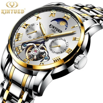 relogio masculino KINYUED Brand Luxury Tourbillon Skeleton Watch Men Sport Full Steel Waterproof Automatic Mechanical Wristwatch
relogio masculino KINYUED Brand Luxury Tourbillon Skeleton Watch Men Sport Full Steel Waterproof Automatic Mechanical Wristwatch