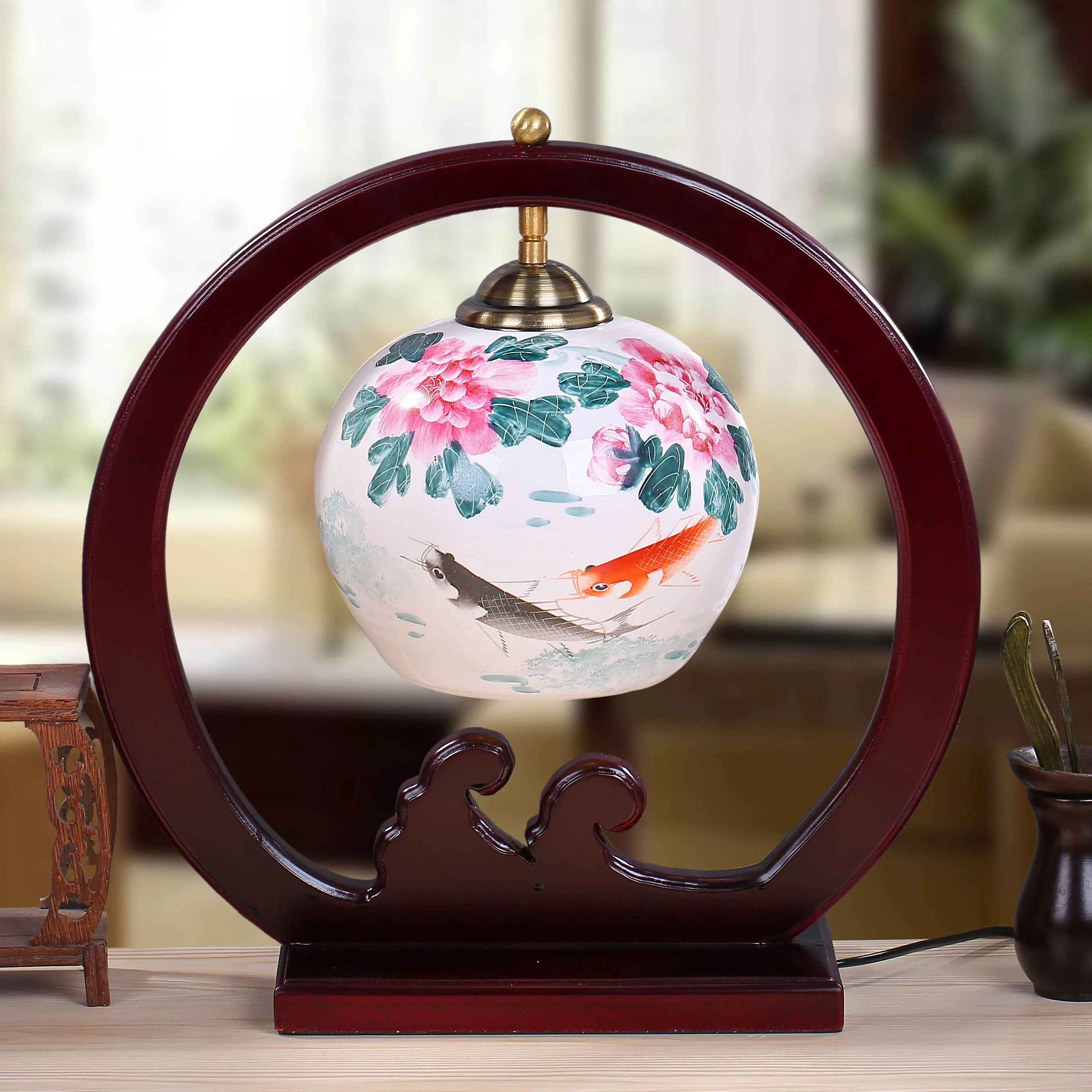 Ofhead modern chinese style vintage married eggshell lamp ceramic hand painting lamps
Ofhead modern chinese style vintage married eggshell lamp ceramic hand painting lamps