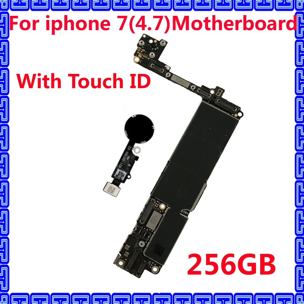 Good quality For iphone 7 Original motherboard with / NO touch ID Factory unlocked mainboard IOS system 256GB Clean iCloud plate
Good quality For iphone 7 Original motherboard with / NO touch ID Factory unlocked mainboard IOS system 256GB Clean iCloud plate
