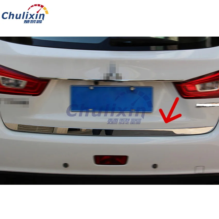 Stainless Steel back rear trunk Protection decoration sequins 1pc car styling for 2013-2016 Mitsubishi ASX car accessories 
Stainless Steel back rear trunk Protection decoration sequins 1pc car styling for 2013-2016 Mitsubishi ASX car accessories