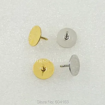 300 PCS Tie Tacks Make Anything Brass for Lapel Pin Findings Clutches 10mm 3/8" gold or Nickle
300 PCS Tie Tacks Make Anything Brass for Lapel Pin Findings Clutches 10mm 3/8" gold or Nickle