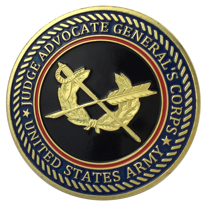 US Army Judge Advocate General's Corps (JAG)Gold Plated Challenge Coin/ Badge/Medal 1228#
US Army Judge Advocate General's Corps (JAG)Gold Plated Challenge Coin/ Badge/Medal 1228#
