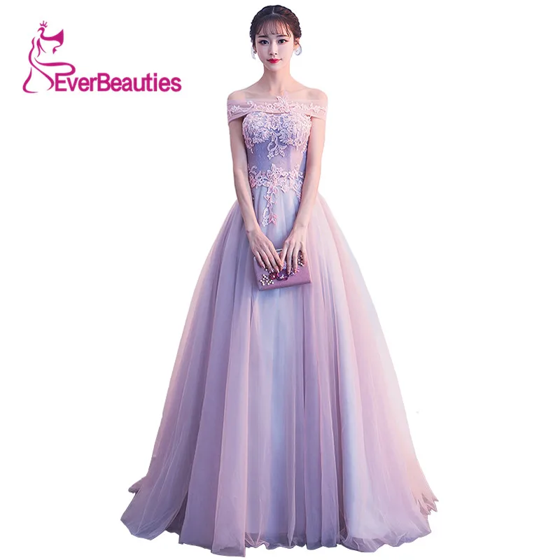 Evening Dress Banquet Elegant Bride Boat Neck with Appliques Long Prom Formal Gown Robe De Soiree
Evening Dress Banquet Elegant Bride Boat Neck with Appliques Long Prom Formal Gown Robe De Soiree