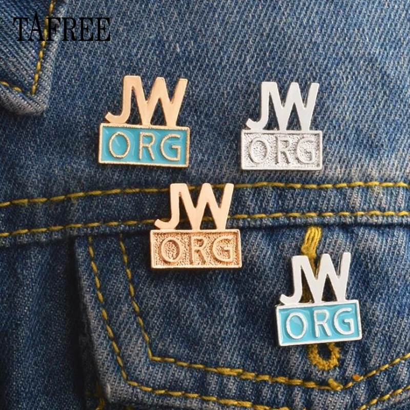 TAFREE JW.ORG Letters Lapel Pins Jehovah's Witnesses JW Religion Enamel Brooches for T-shirt Collar Pins Up Jewelry 2018 New
TAFREE JW.ORG Letters Lapel Pins Jehovah's Witnesses JW Religion Enamel Brooches for T-shirt Collar Pins Up Jewelry 2018 New