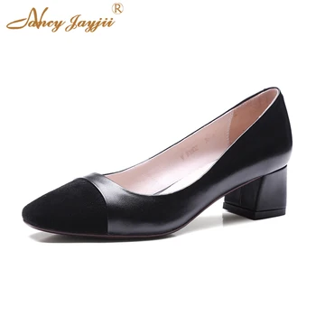 Grey Black Red Mixed Color Genuine Leather Women Pumps Square Heel Shallow Sexy Fashion Slip-on Med Polyurethane Brand Basic 37
Grey Black Red Mixed Color Genuine Leather Women Pumps Square Heel Shallow Sexy Fashion Slip-on Med Polyurethane Brand Basic 37