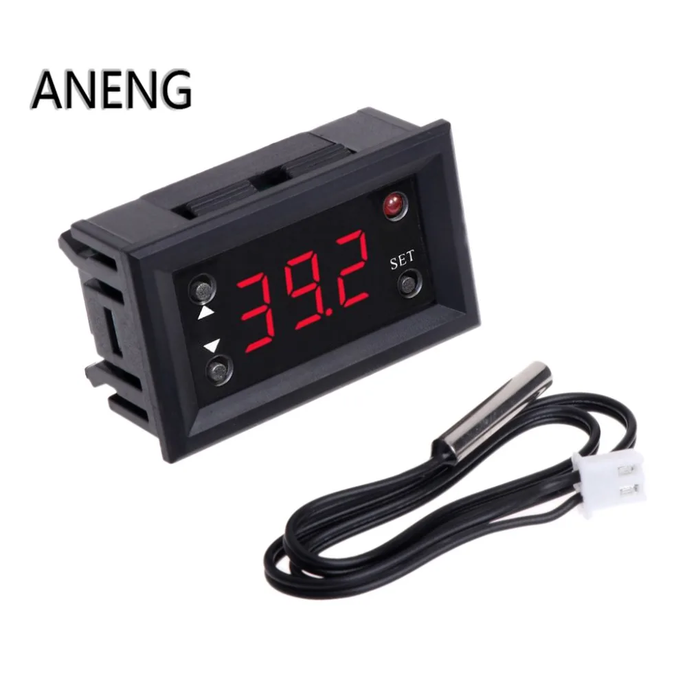 ANENG W1218 Digital Thermostat DC12V Temperature Controller For Incubator w/ Probe Red
ANENG W1218 Digital Thermostat DC12V Temperature Controller For Incubator w/ Probe Red