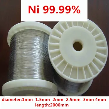 1mm 1.5mm 2mm 2.5mm 3mm 4mm diameter Ni 99.96% Pure nickel wire 2meters length nickel wire
1mm 1.5mm 2mm 2.5mm 3mm 4mm diameter Ni 99.96% Pure nickel wire 2meters length nickel wire