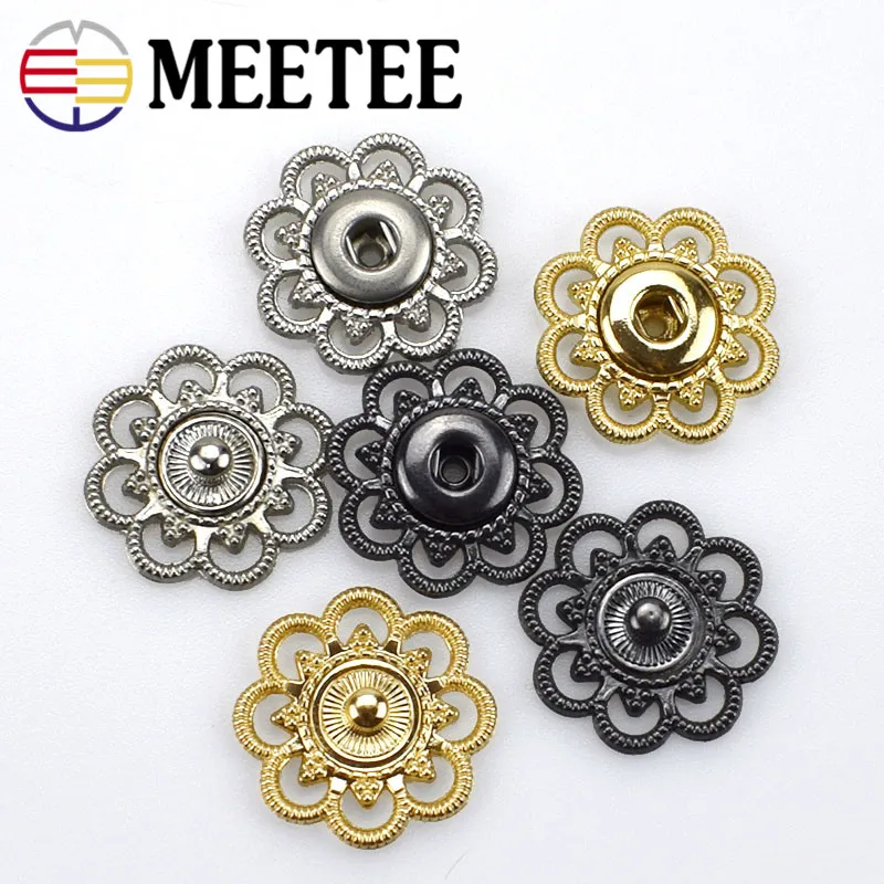 Meetee 10sets Hollow Metal Snap Buttons 22mm 25mm metal buttons DIY Coat Buttons for Clothes Sewing Application Accessory D3-2 +
Meetee 10sets Hollow Metal Snap Buttons 22mm 25mm metal buttons DIY Coat Buttons for Clothes Sewing Application Accessory D3-2 +