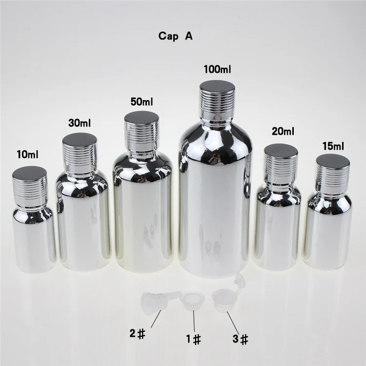 100pieces/lot 100ml High temperature silver plated essential oil glass bottle, wholesale empty 100 ml essential oil container
100pieces/lot 100ml High temperature silver plated essential oil glass bottle, wholesale empty 100 ml essential oil container