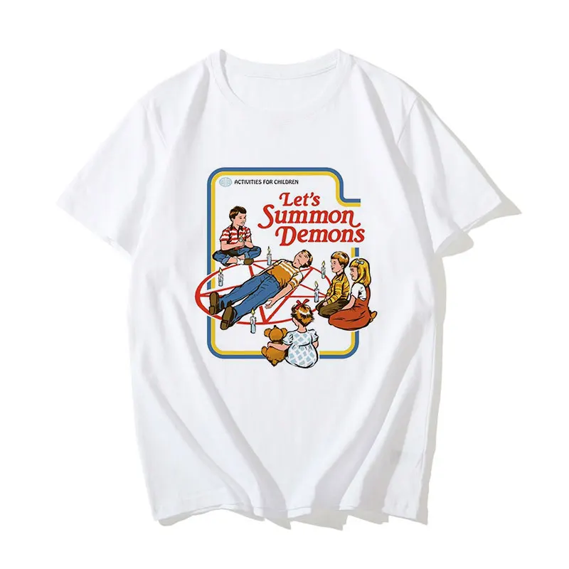 Funny Halloween Shirt Satan Vintage T-shirt Women Let's Summon Demons Graphic Tees Tops T Shirt Harajuku Summer Tumblr TShirt
Funny Halloween Shirt Satan Vintage T-shirt Women Let's Summon Demons Graphic Tees Tops T Shirt Harajuku Summer Tumblr TShirt