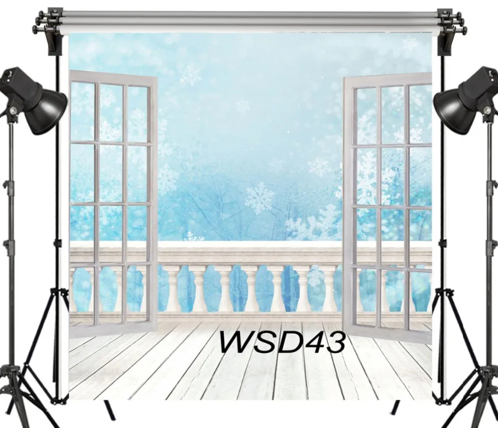 LB 5X7/10X10FT Vinyl Christmas Theme Photography Backdrop Props Snowscape from Balcony Custom Studio Photo Home Party Background
LB 5X7/10X10FT Vinyl Christmas Theme Photography Backdrop Props Snowscape from Balcony Custom Studio Photo Home Party Background