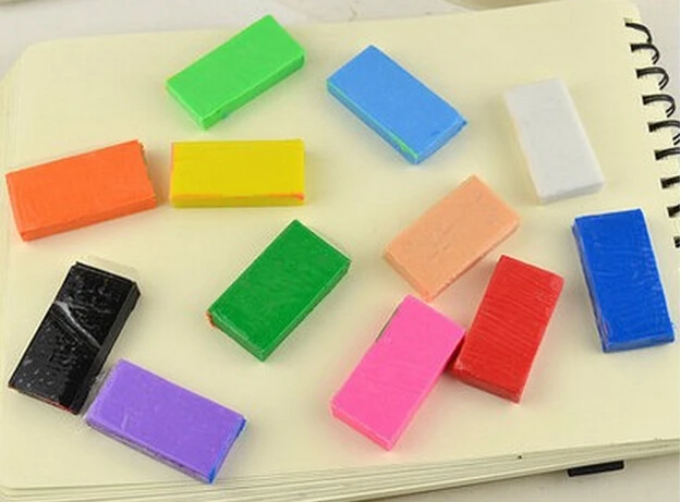12pcs/lot 12 Colors Soft DIY Craft Fimo Effect Polymer Clay Plasticine Playdough Block Modeling Toy Oven Bake
12pcs/lot 12 Colors Soft DIY Craft Fimo Effect Polymer Clay Plasticine Playdough Block Modeling Toy Oven Bake