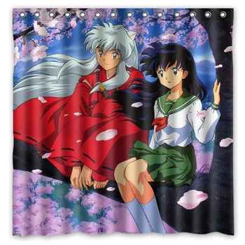 Inuyasha Customized Bath Shower Curtain Waterproof Mildewproof Polyester Fabric Bathroom Curtains With 12 Hooks 180*180cm
Inuyasha Customized Bath Shower Curtain Waterproof Mildewproof Polyester Fabric Bathroom Curtains With 12 Hooks 180*180cm