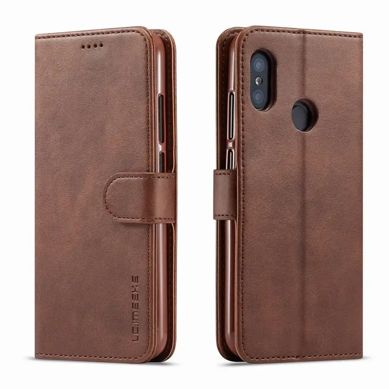 Чехлы для Xiaomi Redmi Note 7 Pro роскошный чехол с магнитной застежкой Простой деловой