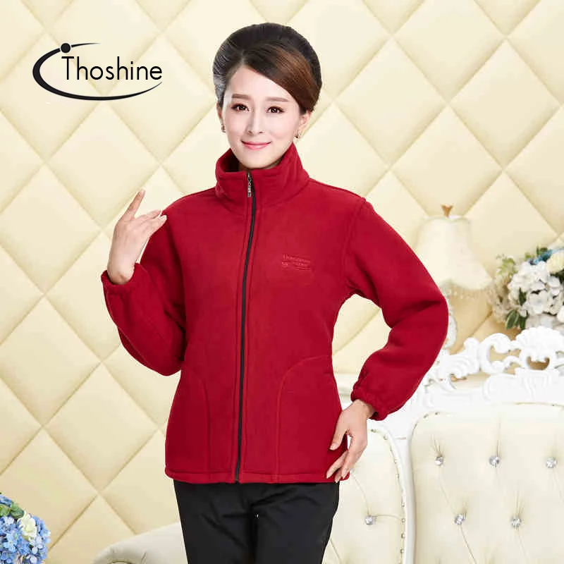 Thoshine Brand Spring Autumn Style Women Fleece Hoodies Solid Color Zip-up Pockets Sweatshirts Female old Casual Outerwear Coats
Thoshine Brand Spring Autumn Style Women Fleece Hoodies Solid Color Zip-up Pockets Sweatshirts Female old Casual Outerwear Coats