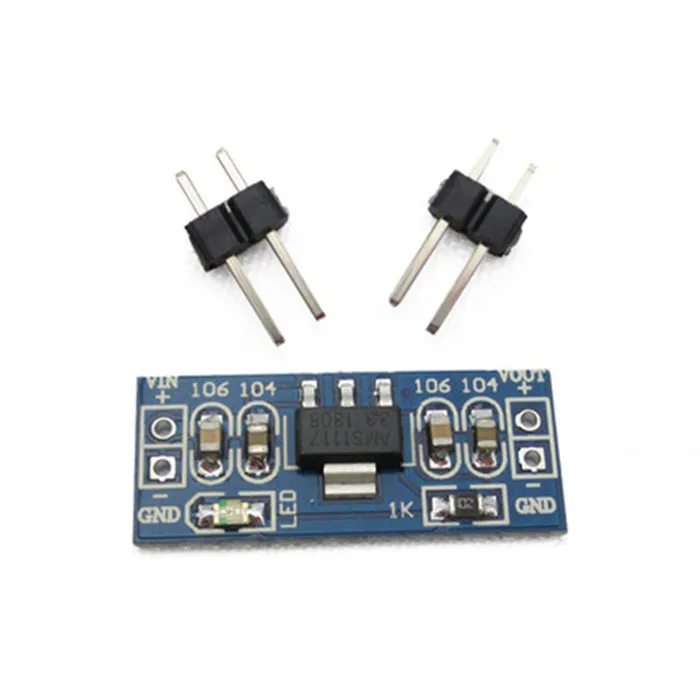 Input DC 4.5V--7V Output 3 3v 800mA Voltage output module AMS1117-3.3 V power supply module
Input DC 4.5V--7V Output 3 3v 800mA Voltage output module AMS1117-3.3 V power supply module