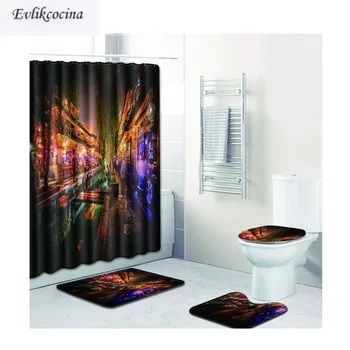 Free Shipping 4pcs Lively Street Casa De Banho Banyo Bathroom Carpet Bath Mat Set Non Slip Tapis Salle De Bain Alfombra Bano
Free Shipping 4pcs Lively Street Casa De Banho Banyo Bathroom Carpet Bath Mat Set Non Slip Tapis Salle De Bain Alfombra Bano