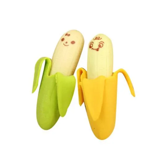 2 Pcs/Lot Kawaii Banana Pencil Eraser Fruit Style Rubber Eraser For Kids School Supplies Student Office Stationery
2 Pcs/Lot Kawaii Banana Pencil Eraser Fruit Style Rubber Eraser For Kids School Supplies Student Office Stationery