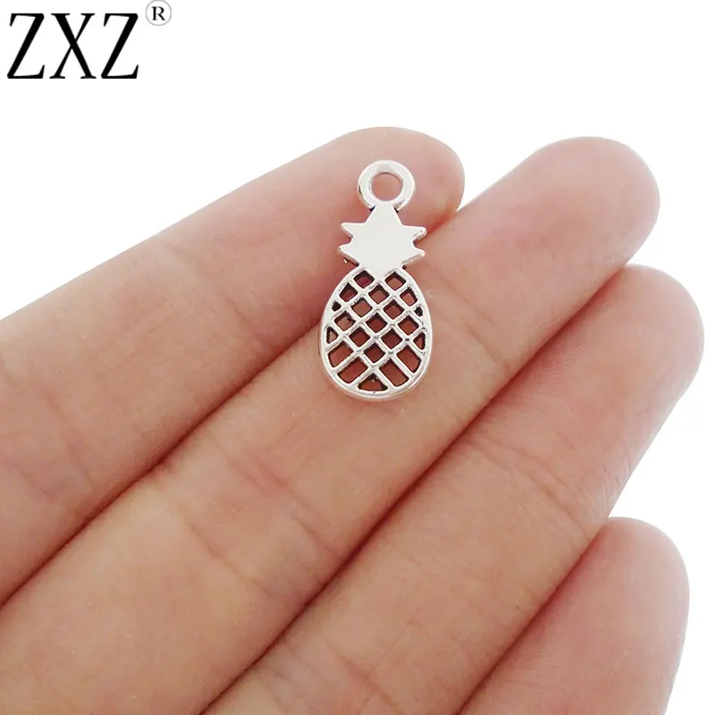 ZXZ 20pcs Antique Silver Tone Pineapple Charms Pendants Double Sided for Necklace Bracelet DIY Jewelry Making Findings 21x9mm
ZXZ 20pcs Antique Silver Tone Pineapple Charms Pendants Double Sided for Necklace Bracelet DIY Jewelry Making Findings 21x9mm