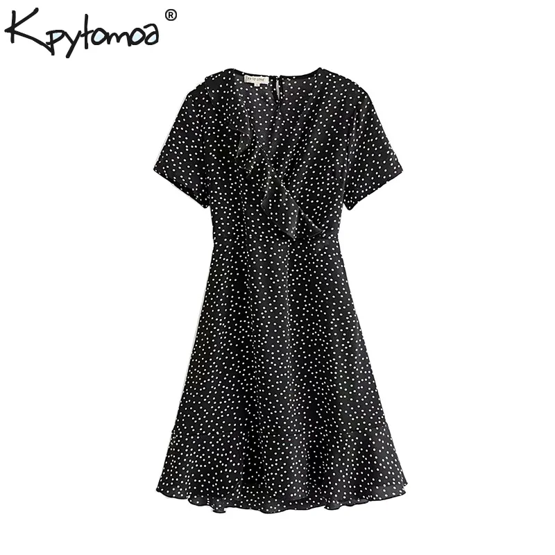 Vintage Stylish Backless Polka Dot Dress Women 2019 Fashion V Neck Ruffles Side Zipper Ladies Dresses Casual Vestidos Mujer
Vintage Stylish Backless Polka Dot Dress Women 2019 Fashion V Neck Ruffles Side Zipper Ladies Dresses Casual Vestidos Mujer