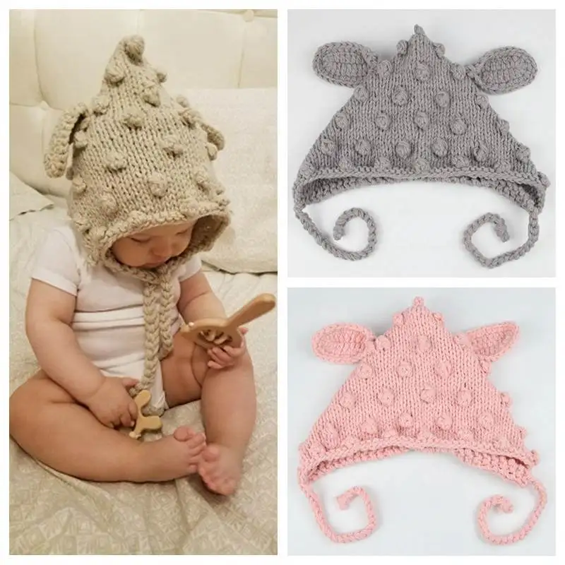 Chiristmas Winter Baby Hat Cute Deer Ear Boys Girls Knitted Warm Beanie Earflap Cap Newborn Photography Props
Chiristmas Winter Baby Hat Cute Deer Ear Boys Girls Knitted Warm Beanie Earflap Cap Newborn Photography Props