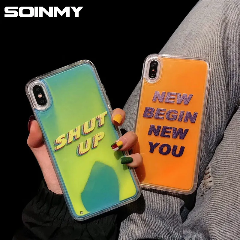 For iPhone XR X Xs max Luxury Bling Dynamic Liquid Quicksand Transparent Flash Phone Case for iphone 6 7 8 plus X 10 Cover Case
For iPhone XR X Xs max Luxury Bling Dynamic Liquid Quicksand Transparent Flash Phone Case for iphone 6 7 8 plus X 10 Cover Case