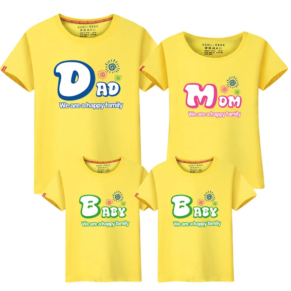2019 new Good Cotton Matching Family T Shirt Cartoon Good Quality T-Shirt Dad Mom Baby Family Shirts Kid Summer Short Sleeves
2019 new Good Cotton Matching Family T Shirt Cartoon Good Quality T-Shirt Dad Mom Baby Family Shirts Kid Summer Short Sleeves