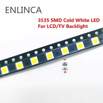 200-500PCS/Lot for SEOUL 3535 6V 2W SMD Cold cool White LED High Power For LCD TV Backlight
200-500PCS/Lot for SEOUL 3535 6V 2W SMD Cold cool White LED High Power For LCD TV Backlight