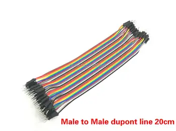 40pcs dupont cable jumper wire dupont line Male to Male dupont line 20cm 1P 40P free shipping
40pcs dupont cable jumper wire dupont line Male to Male dupont line 20cm 1P 40P free shipping