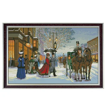 Twilight in foreign country,counted printed on fabric DMC 11CT Cross Stitch kits,14CT embroidery needlework Sets,snow Home Decor
Twilight in foreign country,counted printed on fabric DMC 11CT Cross Stitch kits,14CT embroidery needlework Sets,snow Home Decor