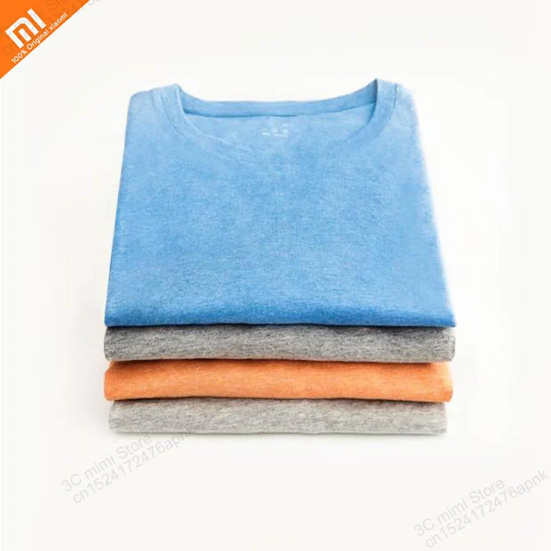 4 color original xiaomi mijia cotton wild short-sleeved T-shirt simple wild skin-friendly men's summer short-sleeved smart home
4 color original xiaomi mijia cotton wild short-sleeved T-shirt simple wild skin-friendly men's summer short-sleeved smart home