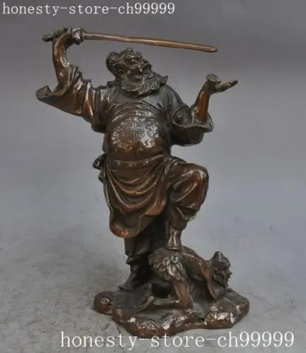Crafts statue China Bronze Copper famous Feng Shui Zhong Kui ZhongKui Hold Sword Catch Ghost halloween
Crafts statue China Bronze Copper famous Feng Shui Zhong Kui ZhongKui Hold Sword Catch Ghost halloween